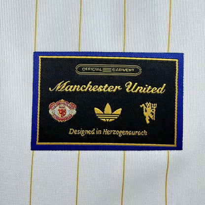 Maillot-Manchester-United-Lifestyle-Homme-2025-2026-Blanc-Jaune-4