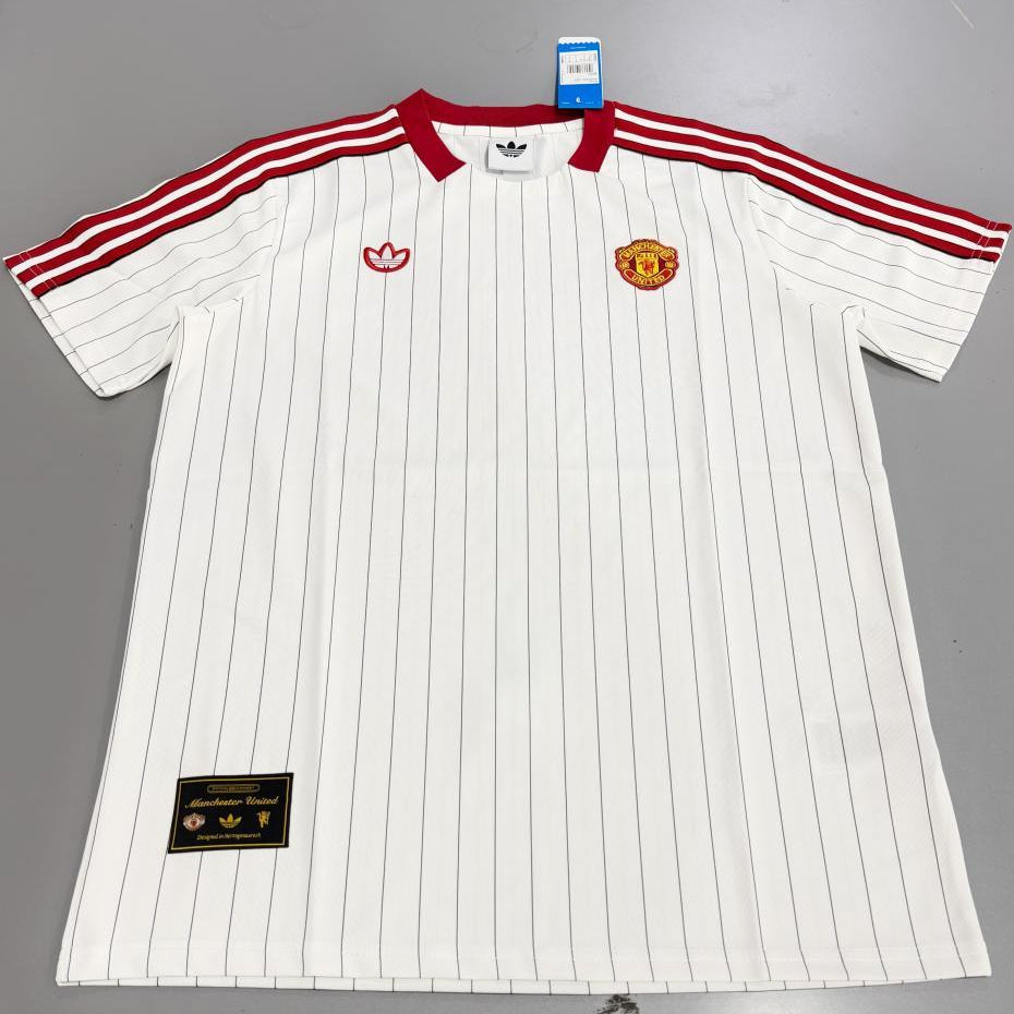 Maillot-Manchester-United-Lifestyle-Homme-2025-2026-Blanc-Rouge-1