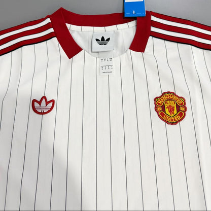 Maillot-Manchester-United-Lifestyle-Homme-2025-2026-Blanc-Rouge-3