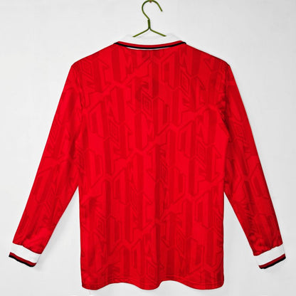 Maillot-Manchester-United-Manches-Longues-Domicile-1992-1994-Retro-Vintage-Homme-2