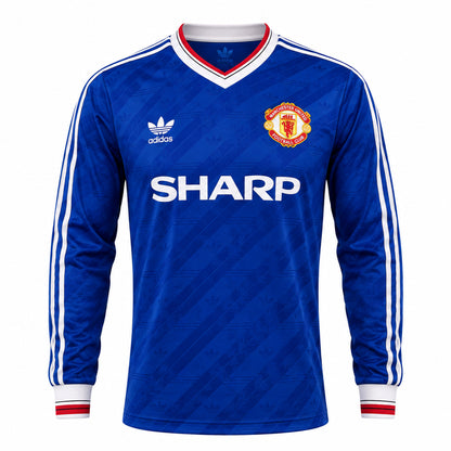 Maillot-Manchester-United-Manches-Longues-Retro-Vintage-1986-1988-Third-Saison-Homme