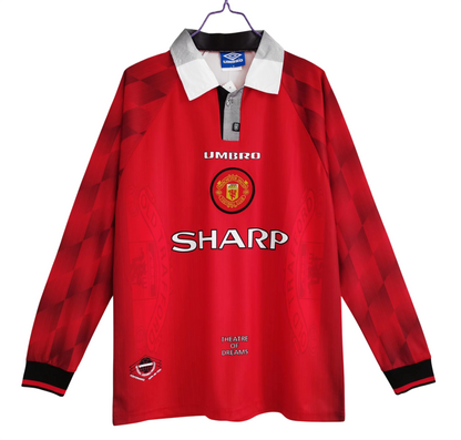 Maillot-Manchester-United-Manches-Longues-Retro-Vintage-1996-1997-Domicile-Homme-1