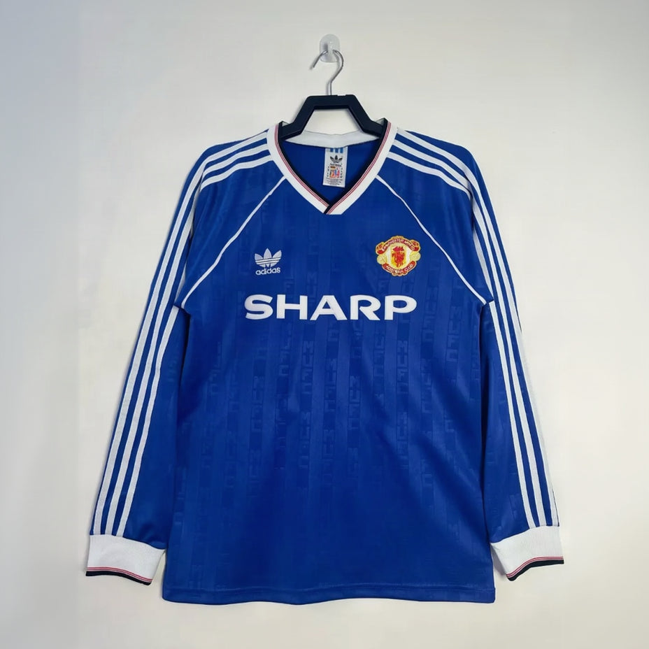 Maillot-Manchester-United-Retro-Vintage-Manches-Longues-1988-1990-Exterieur-Saison-Homme-1