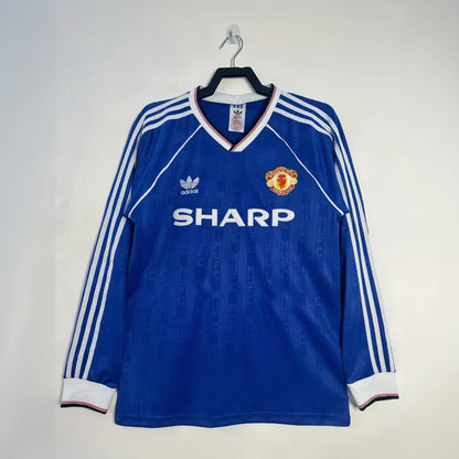 Maillot-Manchester-United-Retro-Vintage-Manches-Longues-1988-1990-Exterieur-Saison-Homme-1