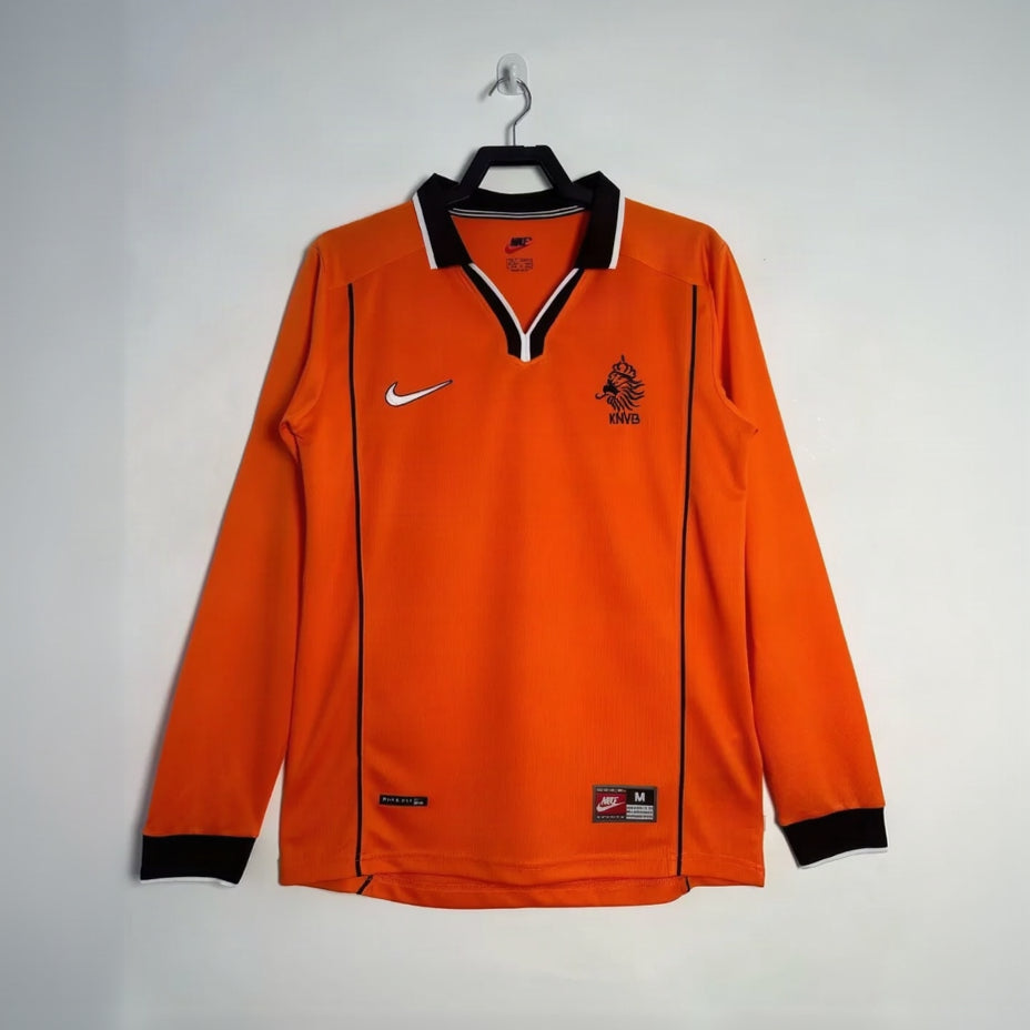 Maillot-Manchester-United-Retro-Vintage-Manches-Longues-1998-Domicile-Homme-1