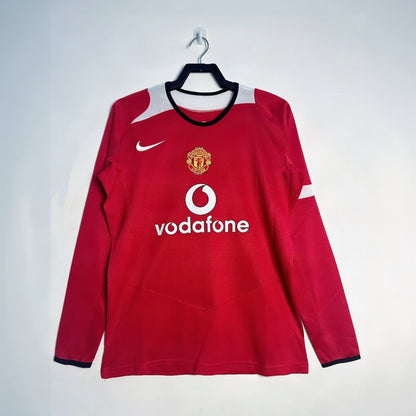Maillot-Manchester-United-Retro-Vintage-Manches-Longues-2005-2006-Domicile-Homme-1