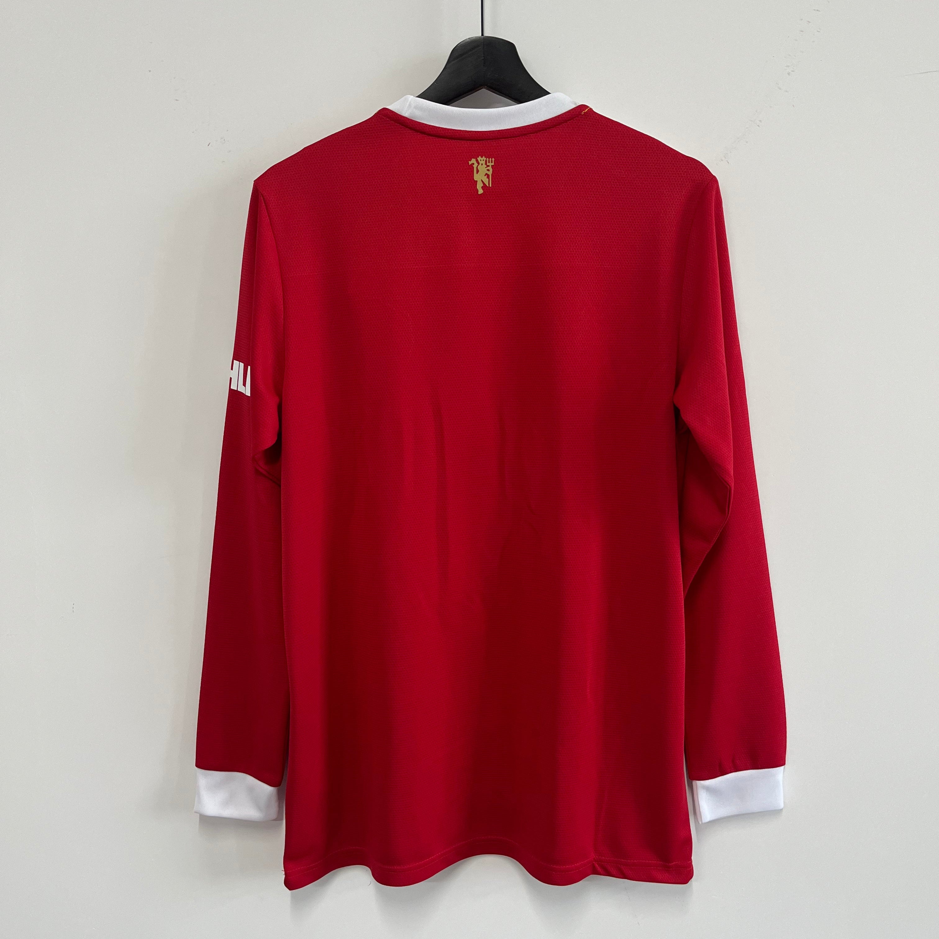 Maillot-Manchester-United-Retro-Vintage-Manches-Longues-2021-2022-Domicile-Homme-1