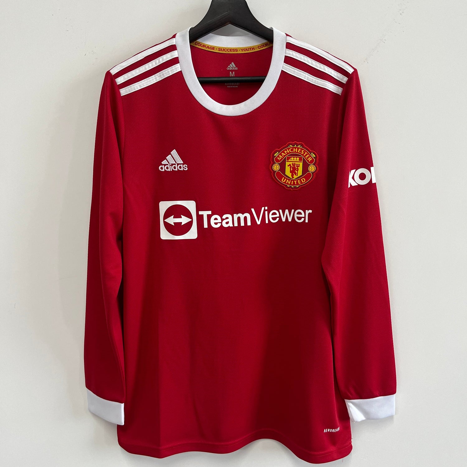 Maillot-Manchester-United-Retro-Vintage-Manches-Longues-2021-2022-Domicile-Homme-2