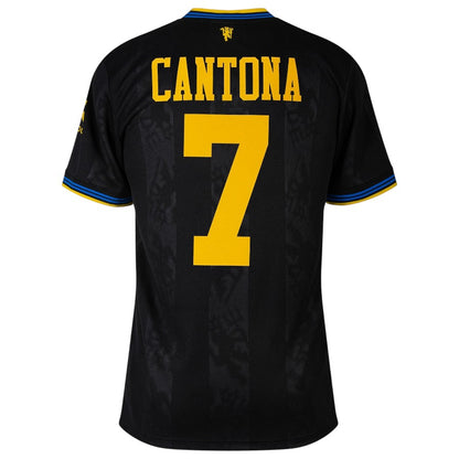 Maillot Cantona Manchester United Third Homme 2025 2026 Noir | Foot Sport