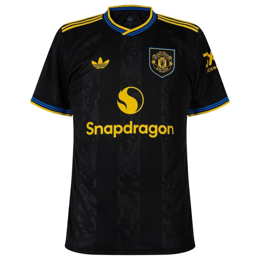 Cantona Manchester United Drittes Trikot Herren 2025 2026 Schwarz | Fußball Sport