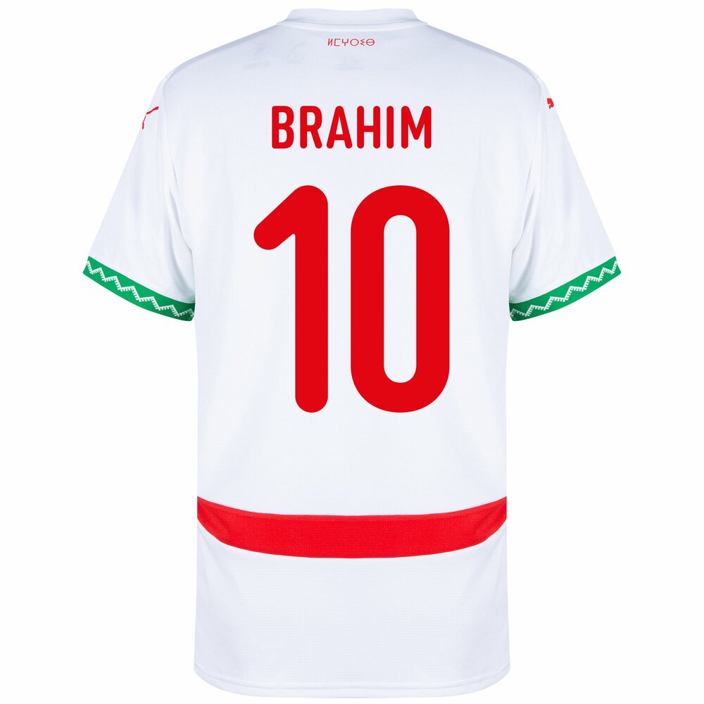 Maillot Maroc Homme Brahim 10 Exterieur 2024 2025 | Foot Sport