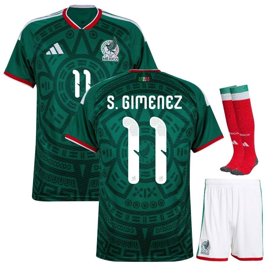 Maillot-Mexique-Kit-Enfant-Domicile-2026-2027-Gimenez-1