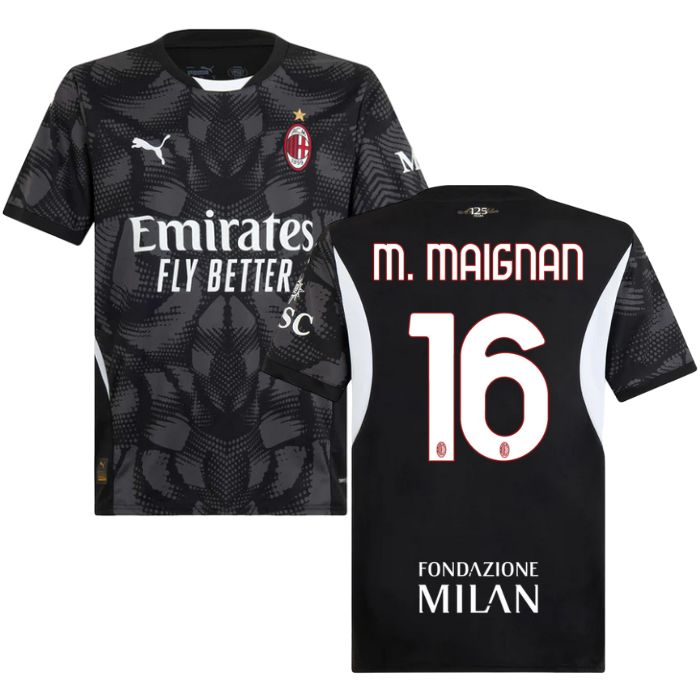 Maillot  Maignan 16 Gardien Milan AC Domicile Homme 2024 2025 | Foot Sport