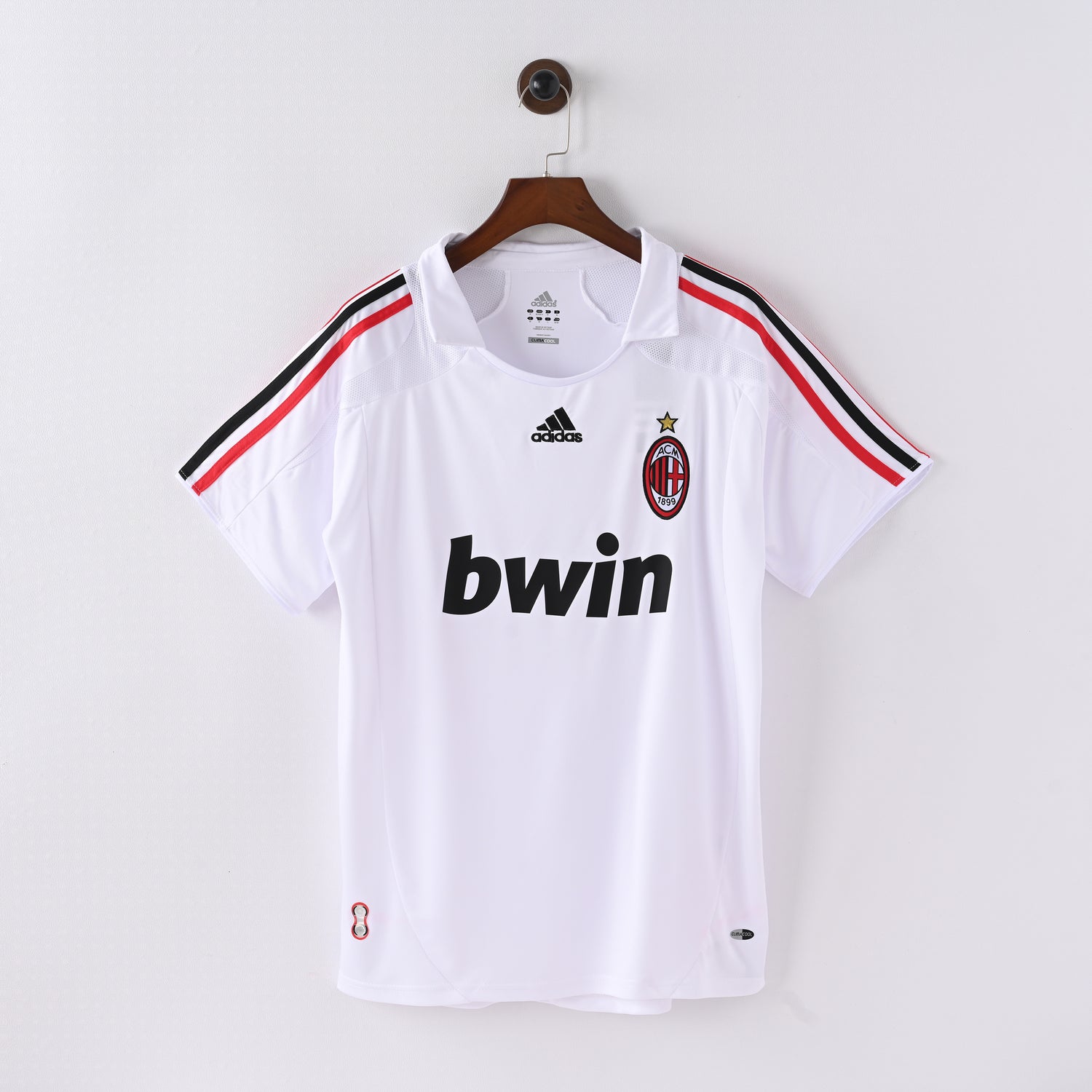 Maillot Milan AC Retro Vintage 2007-2008 Exterieur Homme | Foot Sport