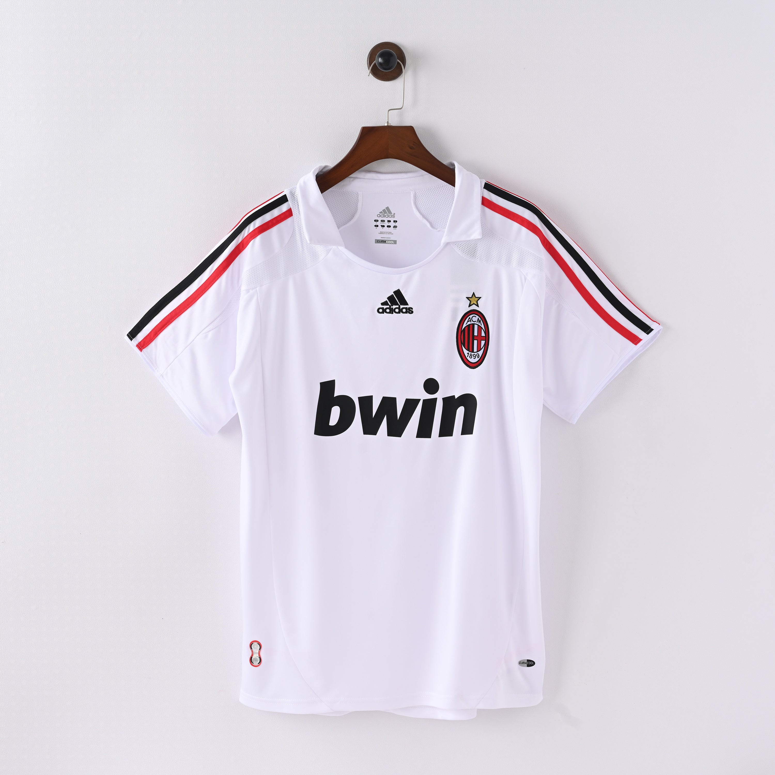 Maillot Milan AC Retro Vintage 2007-2008 Exterieur Homme | Foot Sport
