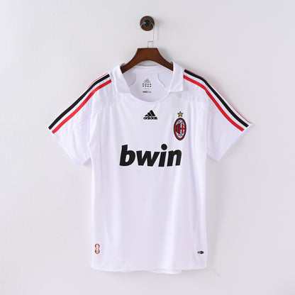 Maillot Milan AC Retro Vintage 2007-2008 Exterieur Homme | Foot Sport