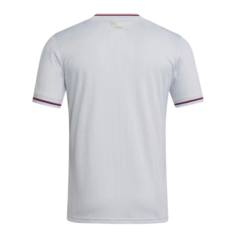 L’OL célèbre ses 75 ans avec un maillot collector L’OL célèbre ses 75 ans avec un maillot collector