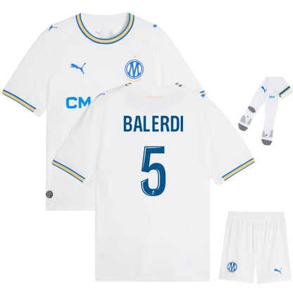 Maillot-OM-Domicile-Kit-Enfant-2025-2026-Balerdi