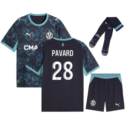 Maillot-OM-Kit-Enfant-Exterieur-2026-2027-Pavard