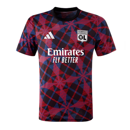 Maillot-Olympique-Lyonnais-OL-Lyon-Pre-Match-Homme-2025-2026-1
