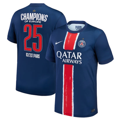 Maillot PSG Domicile Champions d'Europe 1 etoile 2024 2025 Homme | Foot Sport