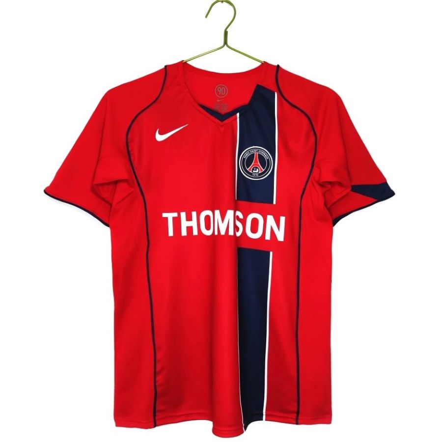 Maillot-PSG-Exterieur-Rouge-2004-2005-Vintage-Retro-1