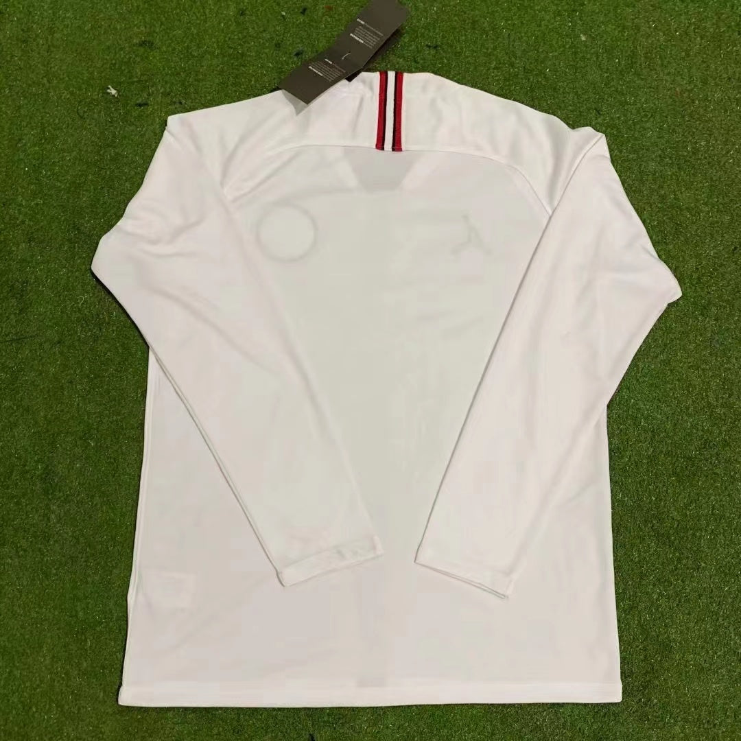 Maillot-PSG-Retro-Vintage-Manches-Longues-2018-2019-Exterieur-Ligues-des-Champions-Homme-2