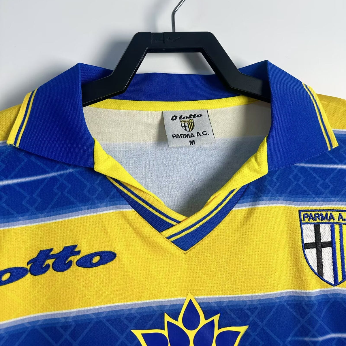 Maillot-Parme-Calcio-Retro-Vintage-Manches-Longues-1998-1999-Domicile-Homme-3