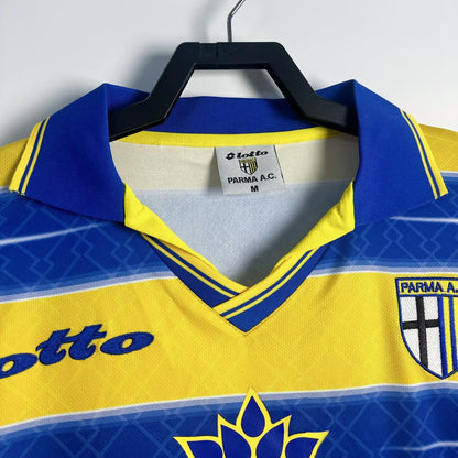 Maillot-Parme-Calcio-Retro-Vintage-Manches-Longues-1998-1999-Domicile-Homme-3