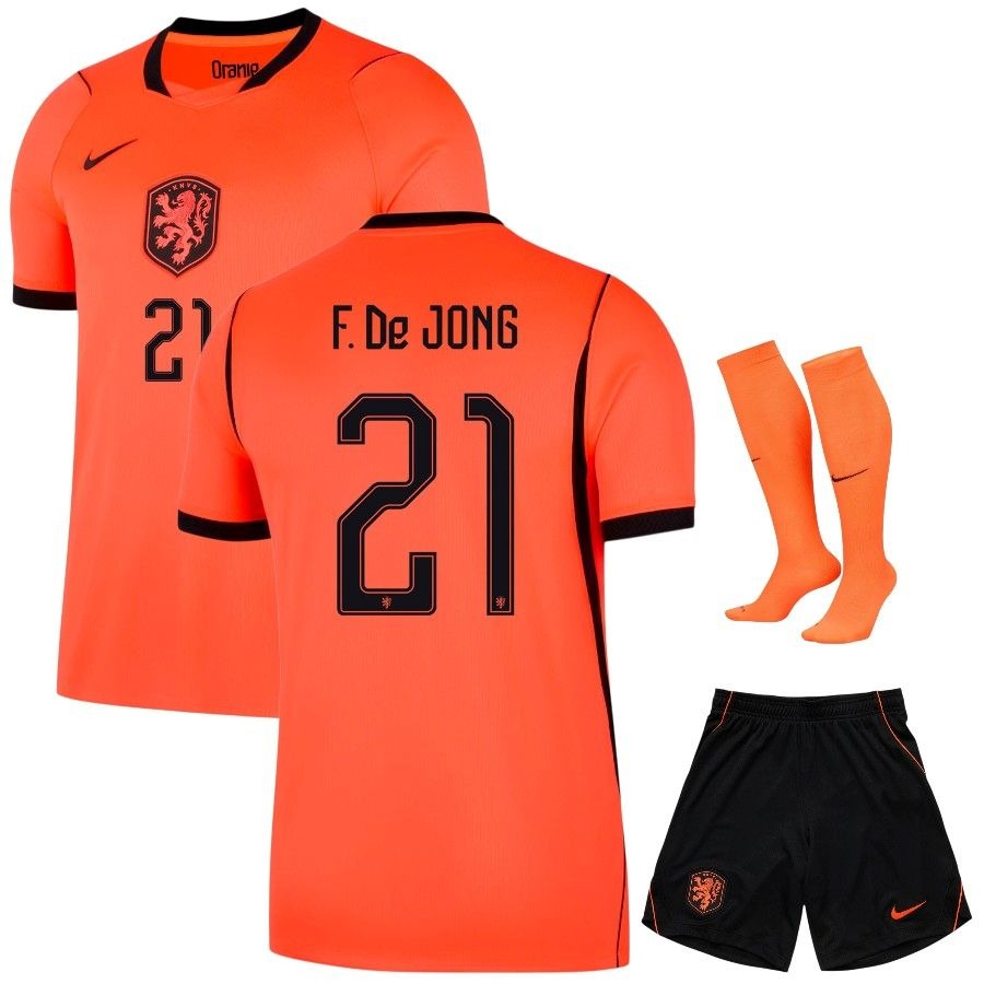 Maillot-Pays-Bas-Kit-Enfant-Domicile-2026-2027-De-Jong-1