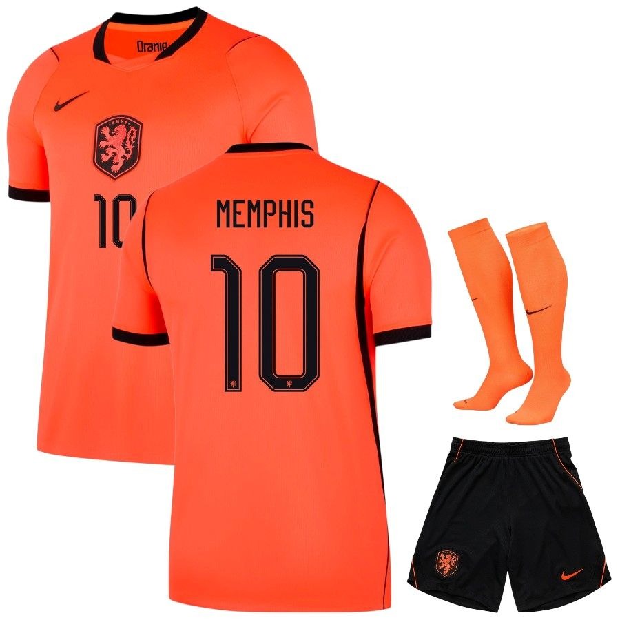Maillot-Pays-Bas-Kit-Enfant-Domicile-2026-2027-Memphis-1