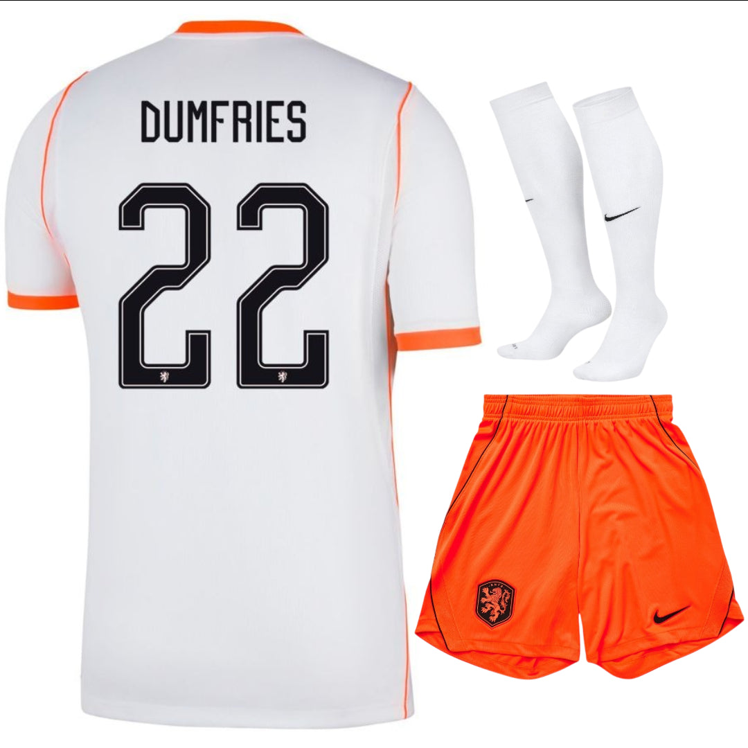 Maillot-Pays-Bas-Kit-Enfant-Exterieur-2026-2027-Dumfries-2