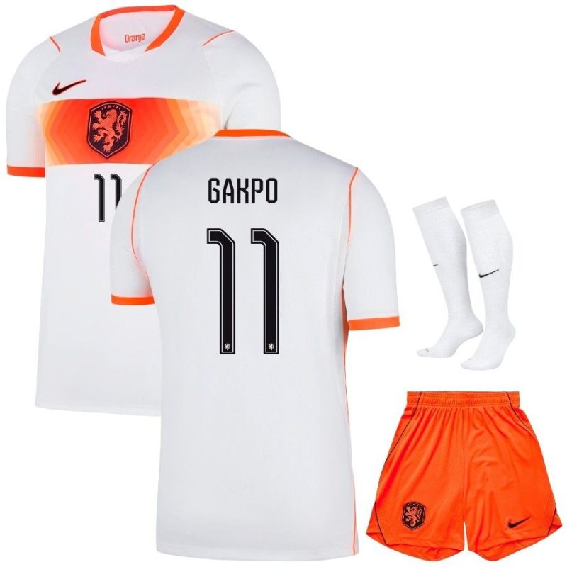 Maillot-Pays-Bas-Kit-Enfant-Exterieur-2026-2027-Gakpo-1