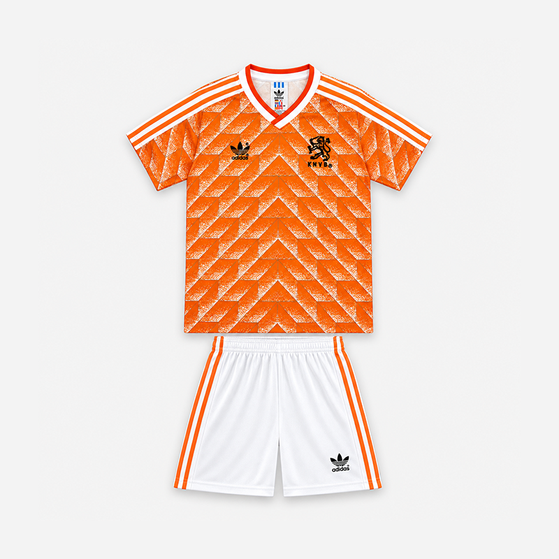 Maillot-Pays-Bas-Kit-Enfantt-Domicile-1981-1