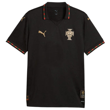 Maillot Portugal Enfant Kit 2025 2026 Edition Speciale Eusebio Noir