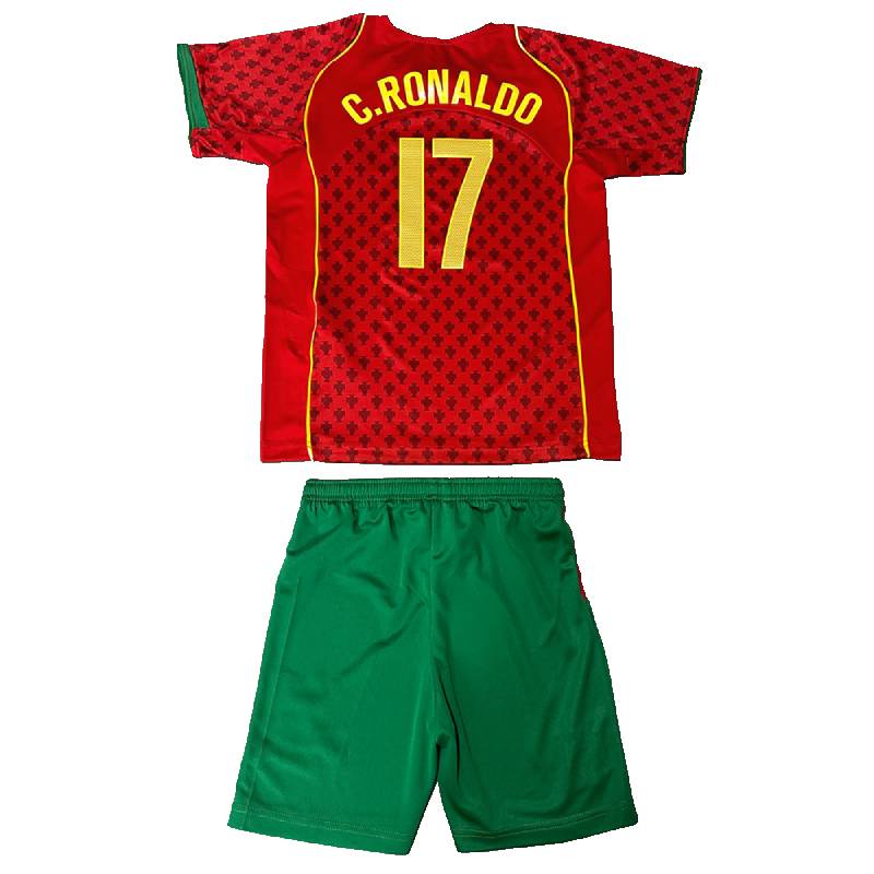 Maillot-Portugal-Kit-Enfant-Ronaldo-Domicile-2004-2