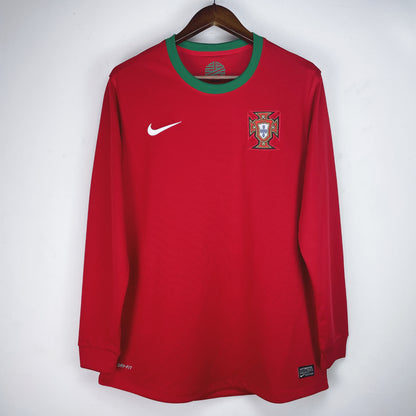 Maillot-Portugal-Manches-Longues-Retro-Vintage-2012-Domicile-Homme-1