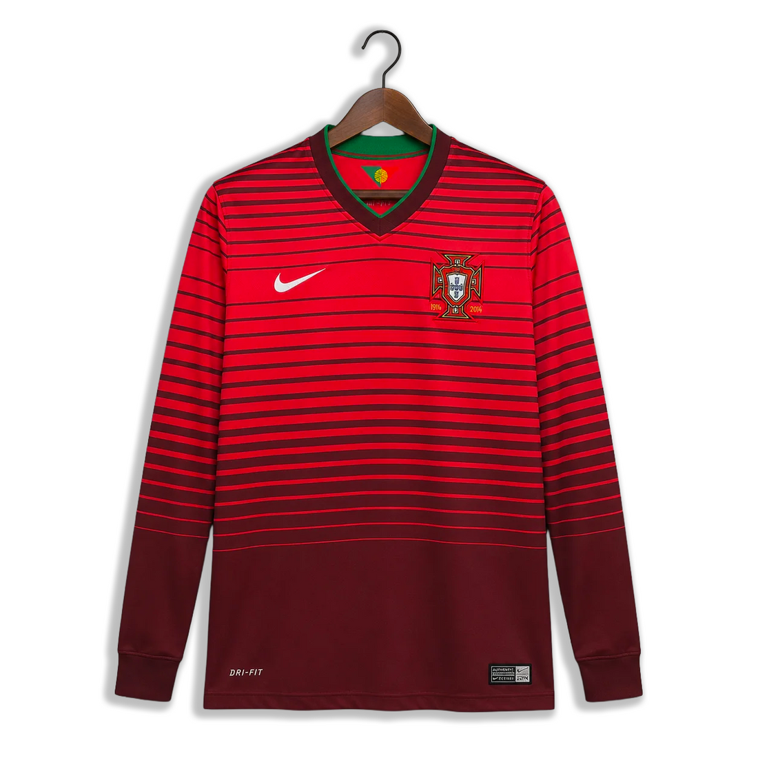 Maillot-Portugal-Manches-Longues-Retro-Vintage-2014-Domicile-Homme-1