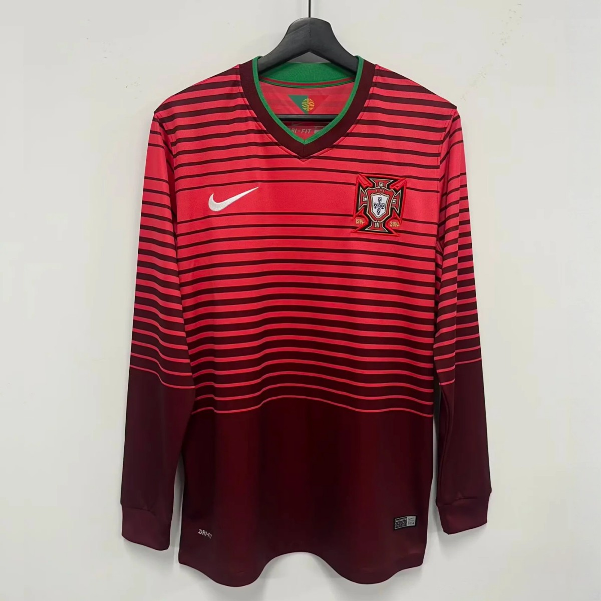 Maillot-Portugal-Manches-Longues-Retro-Vintage-2014-Domicile-Homme-1