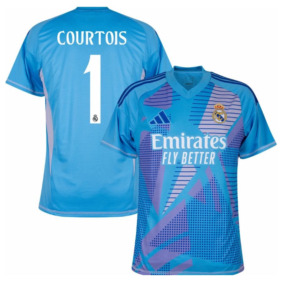 Camiseta de portero Courtois del Real Madrid para hombre 2024-2025 | Fútbol