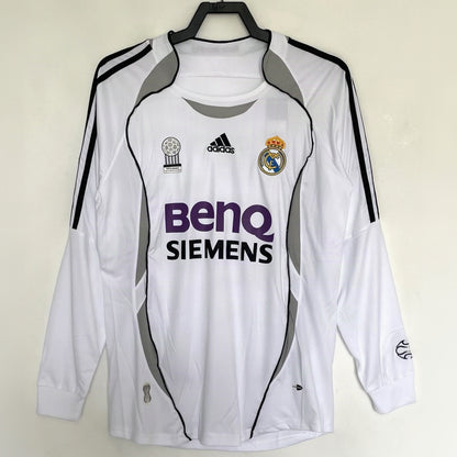 Maillot-Real-madrid-Manches-Longues-Retro-Vintage-2006-2007-Domicile-Homme-1