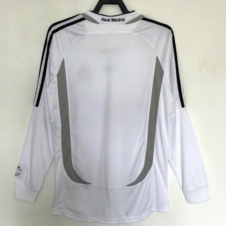 Maillot-Real-madrid-Manches-Longues-Retro-Vintage-2006-2007-Domicile-Homme-2