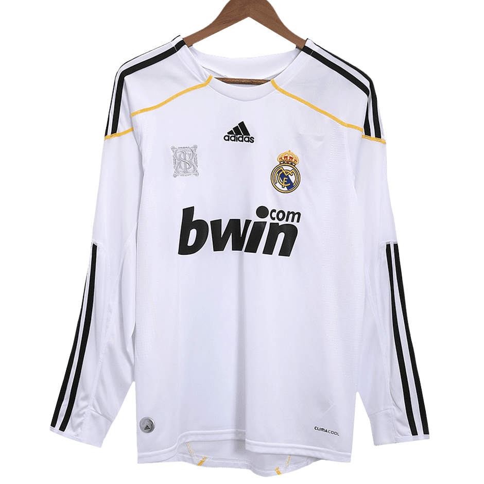 Maillot-Real-madrid-Manches-Longues-Retro-Vintage-2009-2010-Domicile-Homme-1