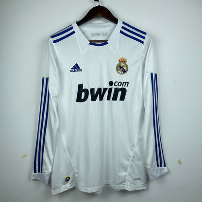 Maillot-Real-madrid-Manches-Longues-Retro-Vintage-2010-2011-Domicile-Homme-1