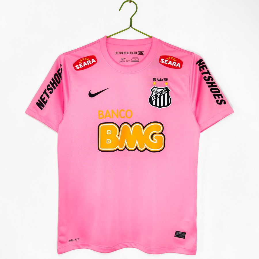Maillot-Santos-FC-Domicile-Rose-2013-Vintage-Retro-1