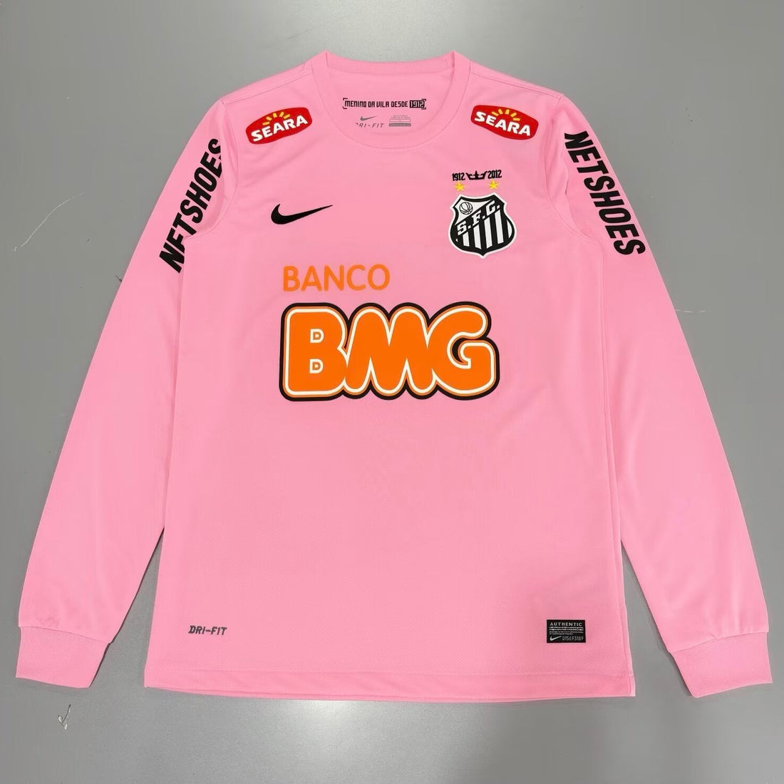 Maillot-Santos-FC-Retro-Vintage-Manches-Longues-2012-2013-Edition-Speciale-Homme-1