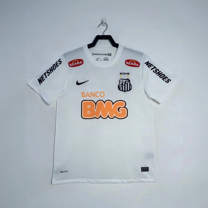 Maillot-Santos-FC-Retro-Vintage-(Avec-Ecusson-Sur-L’épaule)-2012-2013-Domicile-Homme-1