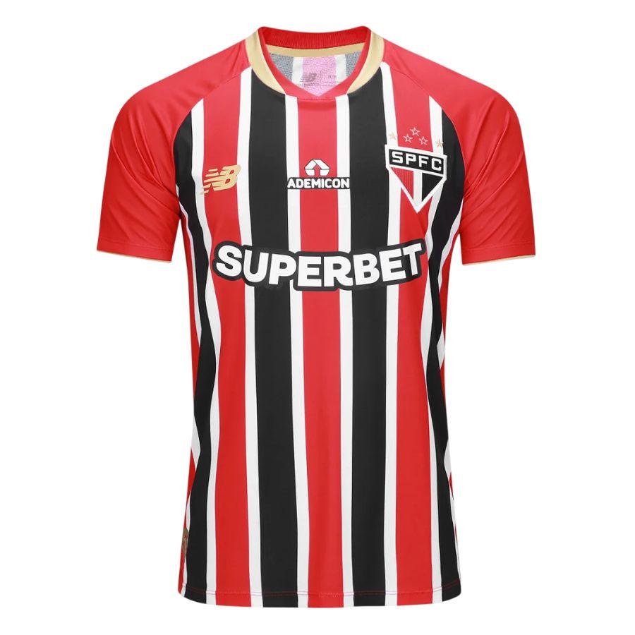 Sao Paulo FC Herren-Auswärtstrikot 2025-2026 | Fußball Sport