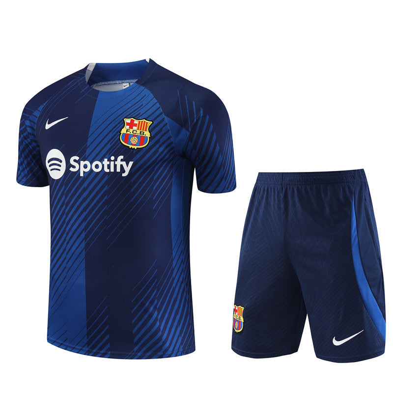 Maillot-Short-Entrainement-Barcelone-Bleu-Homme-2023-2024