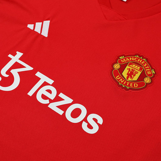 Maillot-Short-Entrainement-Manchester-United-Rouge-Homme-2023-2024-2